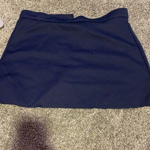 Blue mini skirt